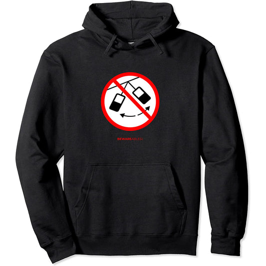 Non scuotere la gondola della funivia segno divertente Hoodie