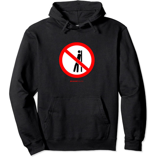 No leaning, loitering, chilling or hanging around funny sign Hoodie