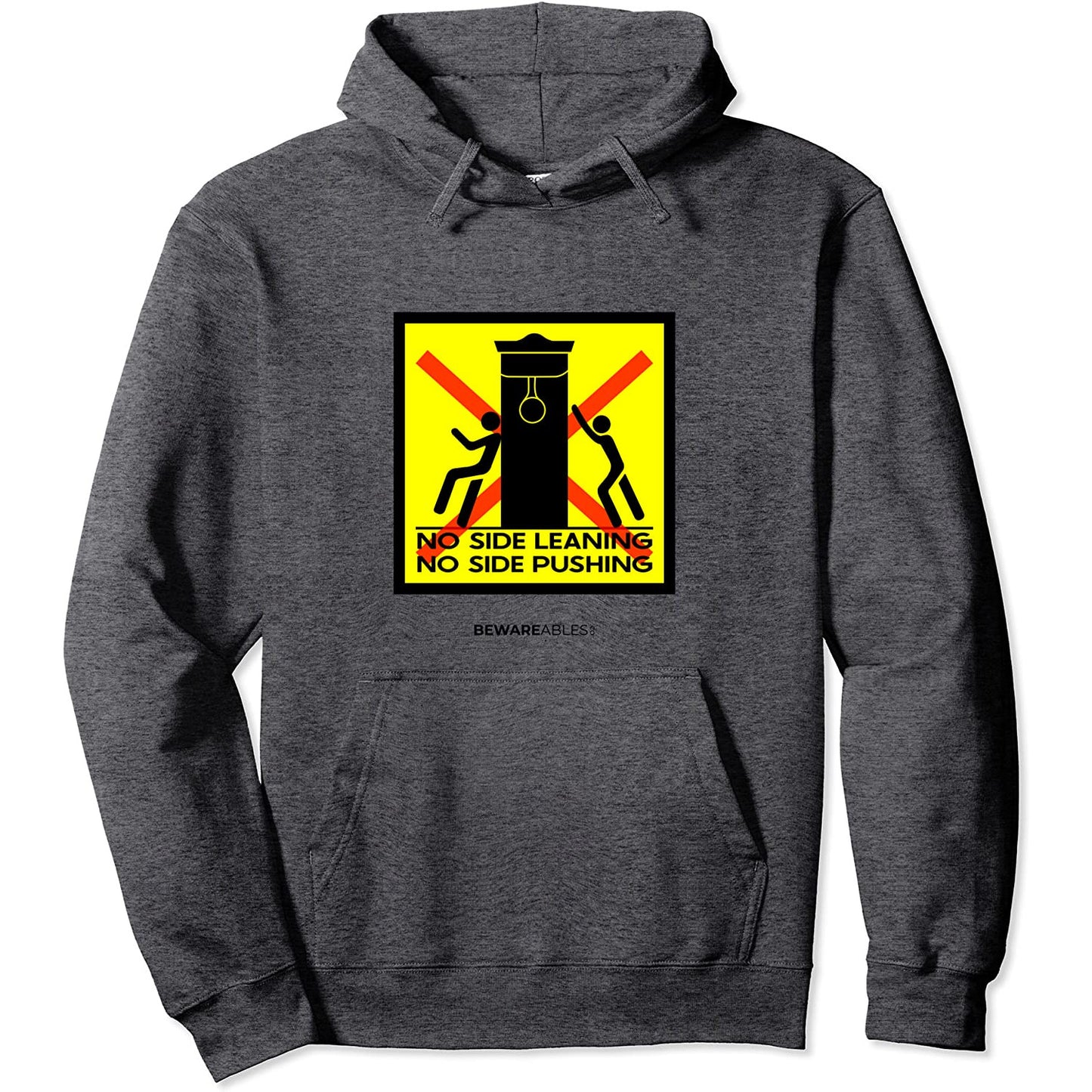 Nicht lehnen oder schieben Boxen Geschwindigkeit Tasche Hoodie