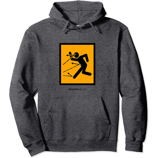 Beware of flying objects, they bounce, funny power tools Hoodie