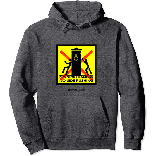 No inclinarse o empujar el saco de velocidad de boxeo, signo Hoodie