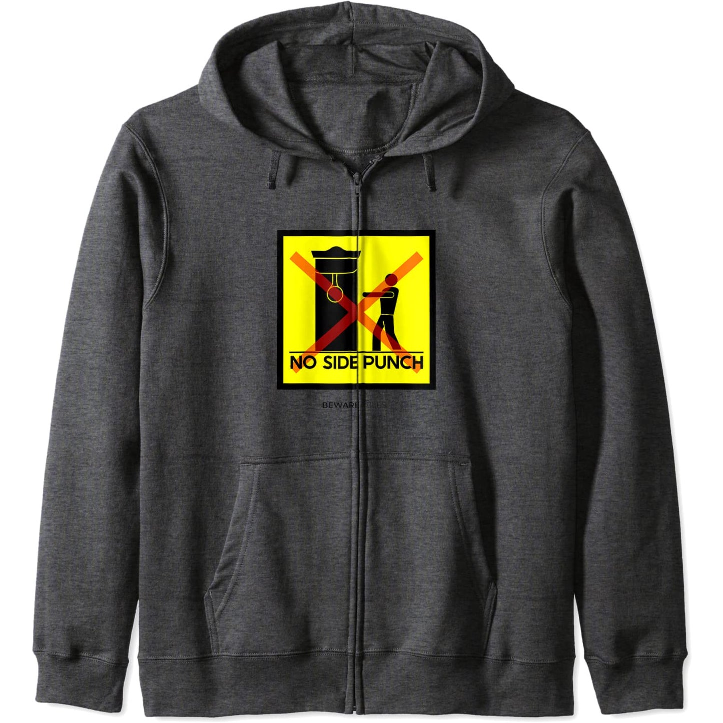 Kein Seitenhieb Boxen Geschwindigkeit Tasche, Boxen Zip Hoodie